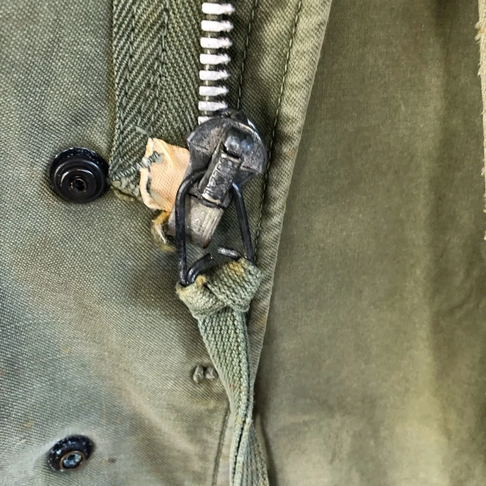 vintage rare army field jacket 90s distressed military ww2 vietnam hippie boho